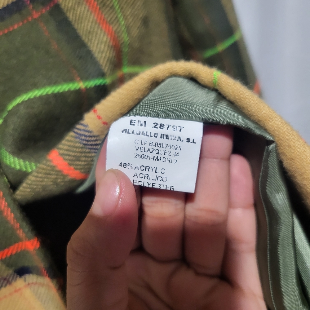 Antrhopologie Vilagallo Multicolor Plaid Coat - Picture 8 of 10